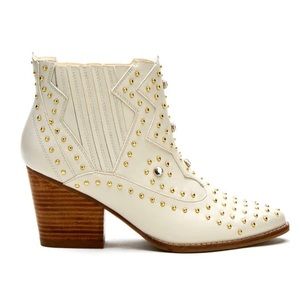 NWOB Free People Matisse Aster Studded Embellished Western Boots